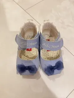 ミキハウス 水色 サンダル 12.5