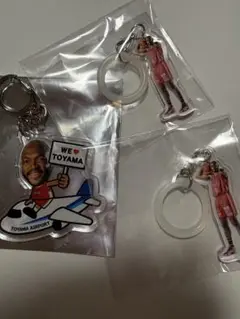 単品購入可❗️富山グラウジーズコラボアクキー、アンブレラチャーム3個セット