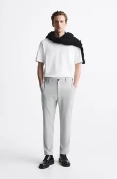 ZARA ザラ テクチャーコンフォートパンツ