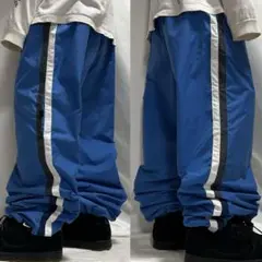 T*a様 00s NIKE ナイロン トラックパンツ ドローコード Tech 極