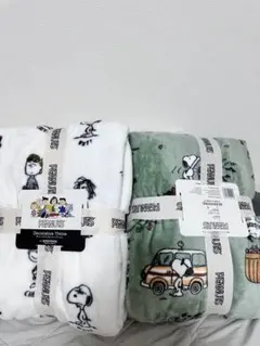 コストコブランケット　スヌーピーPeanuts大判ひざ掛け セット