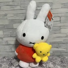 miffy ミッフィーwithくまちゃん ぬいぐるみ オレンジ