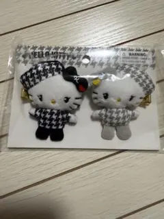 ハローキティ ヘアクリップセット（モノクロガーリーふたごコーデ♪♪前髪クリップ