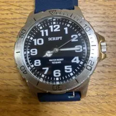SCRIPT JAXIS 腕時計 10気圧防水