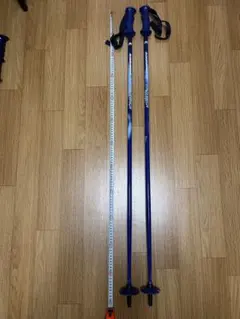 今だけ値引き★KAZAMA スキー用ストック 約120cm