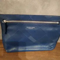 BLACK LABEL CRESTBRIDGE ネイビー クラッチバッグ