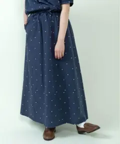 PAR ICI ○DOT刺繍 切り替えギャザースカート(セットアップ対応)のサムネイル