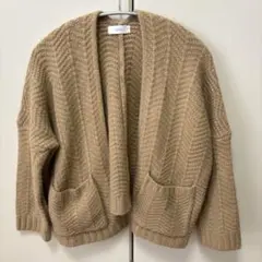 セレクトモカ ニットカーディガン ベージュ フリーサイズ ゆったり