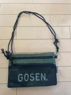 GOSEN サコッシュ ショルダーバッグ カーキほぼ未使用のサムネイル