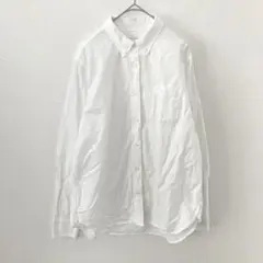 無印良品 オックスフォード　シャツ 白シャツ 長袖 綿100% Lのサムネイル