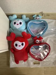 TWICE LOVELYS ぬいぐるみパペット ぴょこきゅんボディバッグ セット