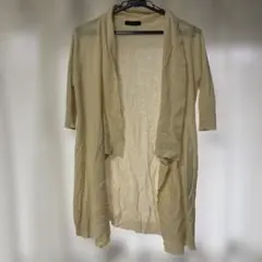 COMME CA ISM アイボリー カーディガン M