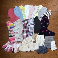 子ども服　女の子　まとめ売り　秋冬用　90