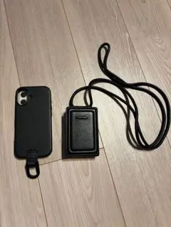 objcts.io iPhone17ケースセットレザーストラップ 付ウォレット