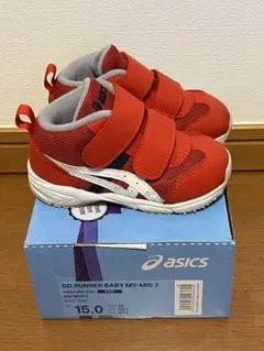 GD.RUNNER BABY MS-MID 2 15.0cm レッド赤