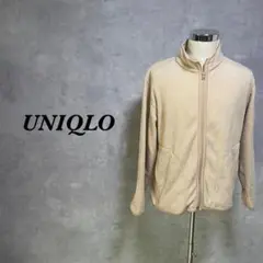 オールドユニクロ フリース ジャケット ジップアップ ベージュ L 4511