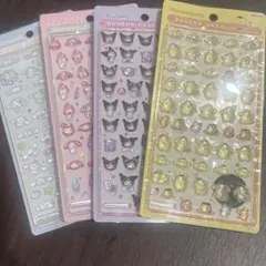 ボンボンドロップシール　サンリオミニ　新品未開封　ポム　クロミ　シナモ　マイメロ