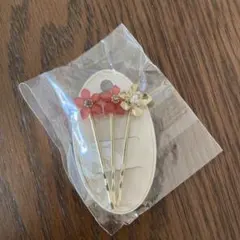 フラワー　ヘアピン　３本セット