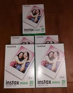 チェキ instax mini FUJIFILM 2パック×5箱＝100枚 新品