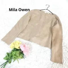 ミラオーウェン【F】トップス　ニット　長袖　ストレッチ　シンプル