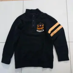 ダブルB B君刺繍ハイネックトレーナー 120