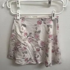evelyn 花柄スカート 白・ピンク