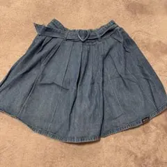 PINK LATTE デニムスカート ベルト付き　キュロット　ピンクラテ