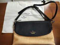 kate spade ショルダーバッグ 黒/ベージュ