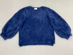 (K09607) マンサールフィロソフィー エンブロイダリーシャギーニット