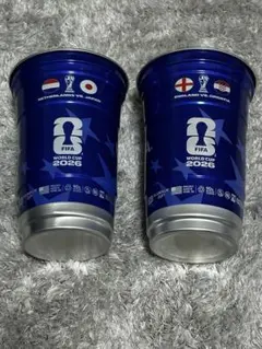 ほぼ新品 FIFA World Cup 2026 アルミカップ 2個セット - メルカリ