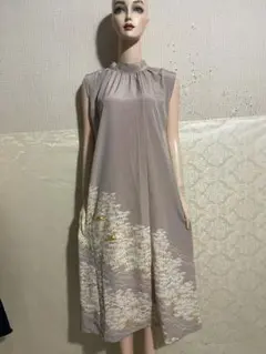 着物リメイクワンピース　訪問着正絹　４月下司発送