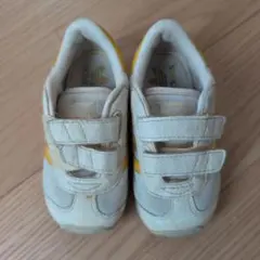 adidas ホワイト/イエロー スニーカー ベルクロ