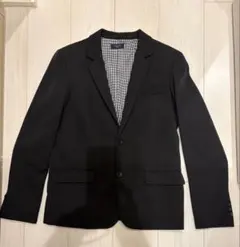 値下げしました！美品　GLAZOS ブラックフォーマルスーツ（160cm）