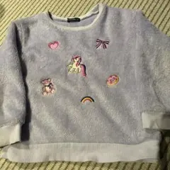 ムージョンジョン フリース トレーナー 110 裏起毛