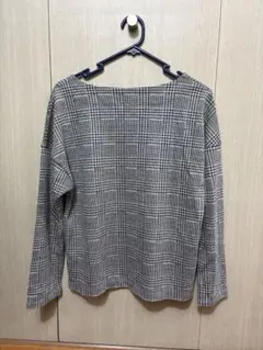 BEAUTY&YOUTH チェック柄 長袖トップス