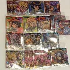 ジョジョの奇妙な冒険 黄金の風 ウエハース シール ステッカー 18枚セット
