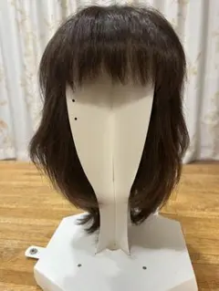 若見え！スヴェンソン人毛100%ウィッグ頭皮付き　ミディアムオマケ付き最終セールのサムネイル