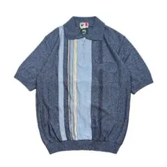 高級ハイクオリティ【F.F.L.】Vintage 00s ジップアップポロシャツ