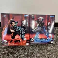 ⭐️新品未開封⭐️②点セット‼️鬼滅の刃フィギュア 竈門炭治郎 & 猗窩座