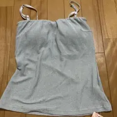 clear ラメ入り キャミソール シルバーのサムネイル