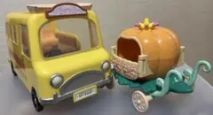 シルバニアファミリー　幼稚園バスとおとぎの馬車セット