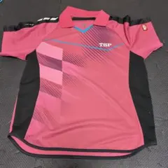TSP ピンク ポロシャツ メッシュ