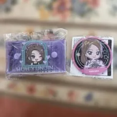 きゅるぽっぷん星型カラビナ付きクリアポーチユンジン