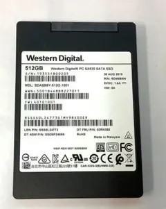 ③-W800-WD SATA 512GB SSD 2.5 1点