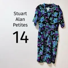 0158 Stuart Alan Petites 14 ワンピース 古着