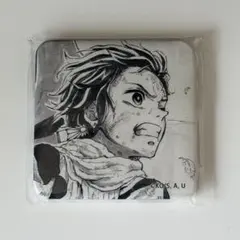 鬼滅の刃 ダイニング 台本表紙スクエア缶バッジ 竈門炭治郎