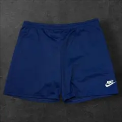90s 銀タグ ナイキ NIKE ナイキ メッシュ ショートパンツ ネイビー L