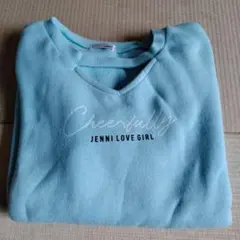 JENNI LOVE 首元ポイント裏起毛トレーナー160