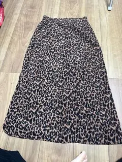 豹柄スカート　レディース　茶色