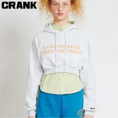 CRANK クロップドフーディー